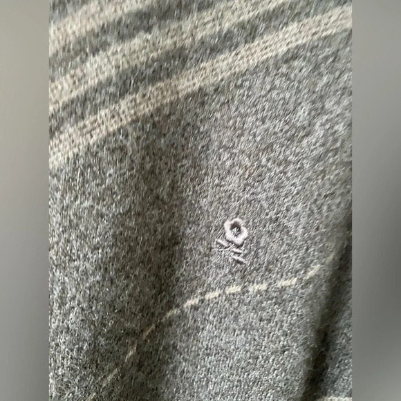 100% Cashmere Maison MonTagut Paris Vintage Dark Brown  Crewneck Sweater Size L - Picture 6 of 12